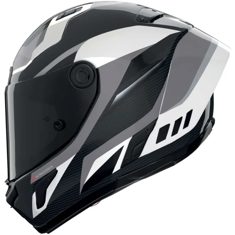 Bestseller Casco Moto Integrale Nolan X-804 RS UC LESMO 363 Carbonio Bianco Nero Grigio Lucido