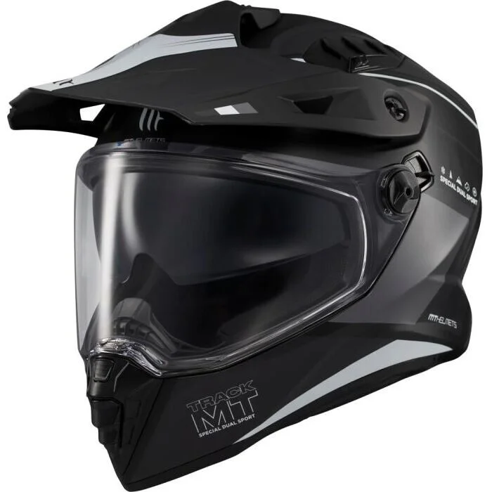 Casco Moto Integrale Off Road Mt Helmets TRACK SV ARIES B1 Opaco Scelto Dai Clienti