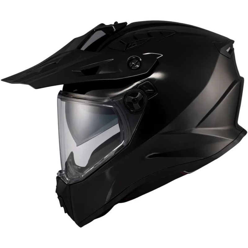 Offerta Limitata Casco Moto Integrale Off Road Mt Helmet TRACK SV PURE A1 Nero Opaco