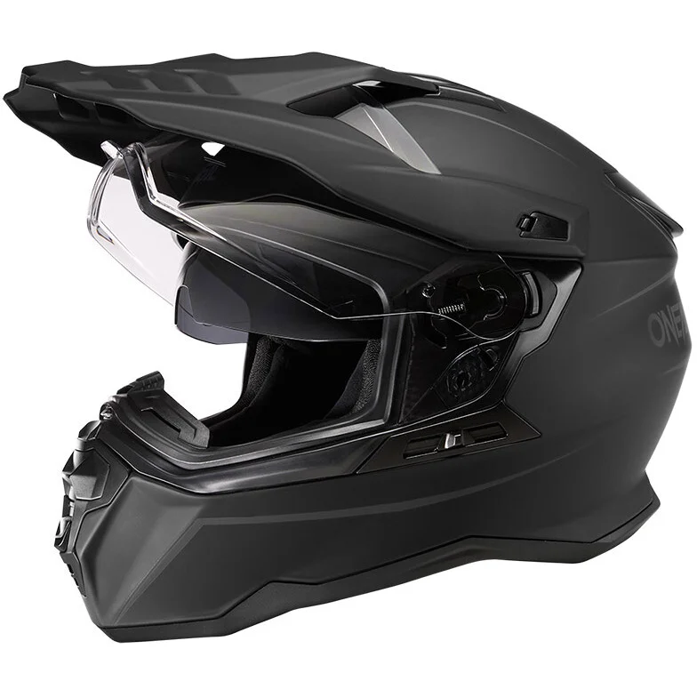 Prezzo Scontato Casco Moto Integrale Oneal D-SRS Helmet SOLID Nero Opaco