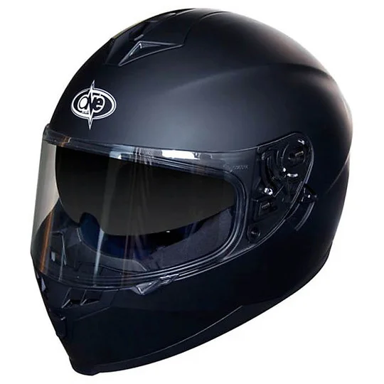 Casco Moto Integrale One CR7 Doppia Visiera Nero opaco Ultime Pezzi
