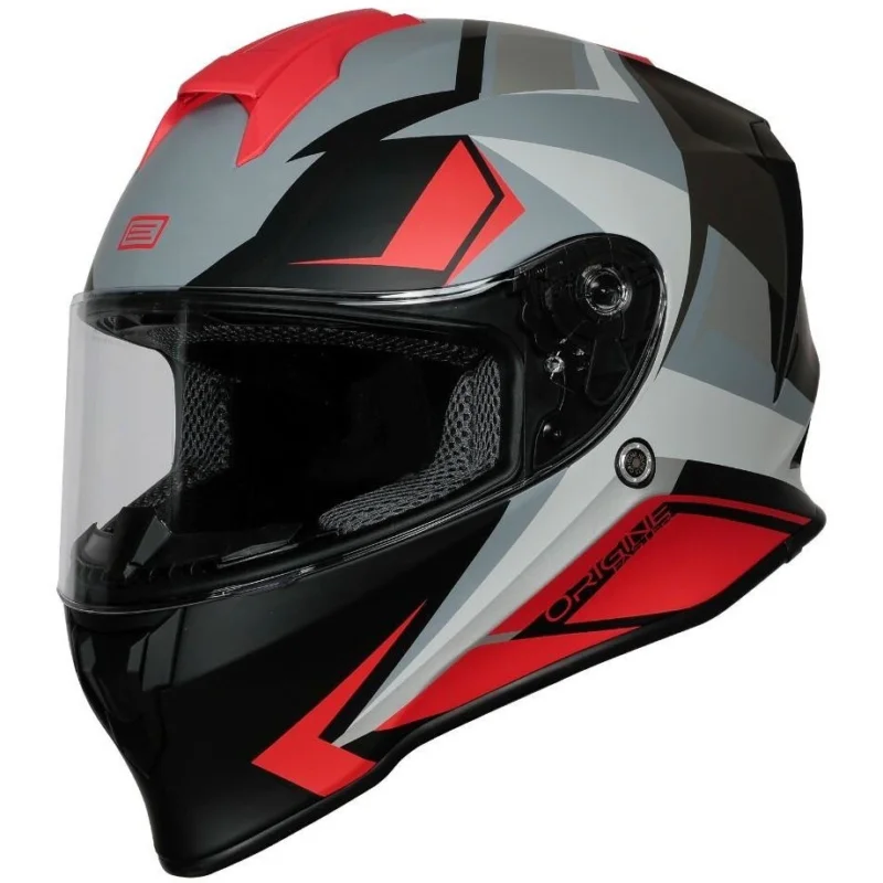 Promozione Casco Moto Integrale Origine DINAMO FASTER Rosso Nero
