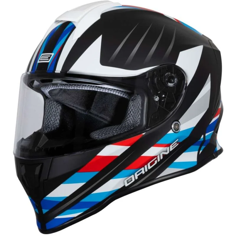 Prezzo Ridotto Casco Moto Integrale ORIGINE DINAMO FOOLISH Bianco Nero Opaco 22.06