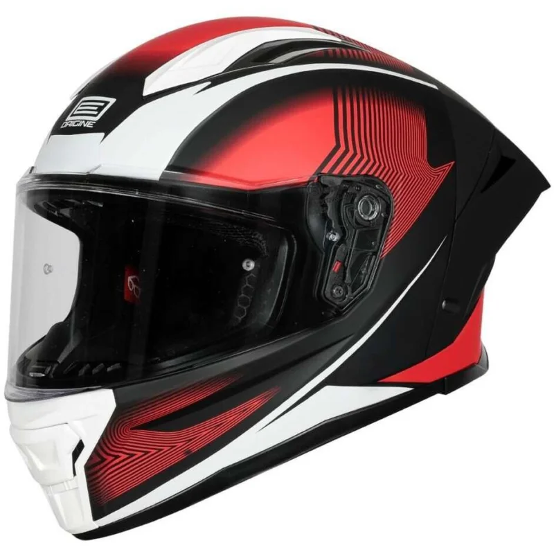 Casco Moto Integrale ORIGINE PISTA ELEMENTARY Rosso Nero Opaco Occasione