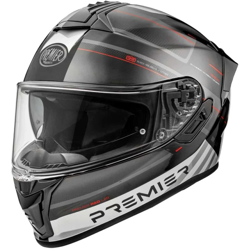 Casco Moto Integrale Premier EVOLUZIONESP 2 BM Rosso Occasione Imperdibile