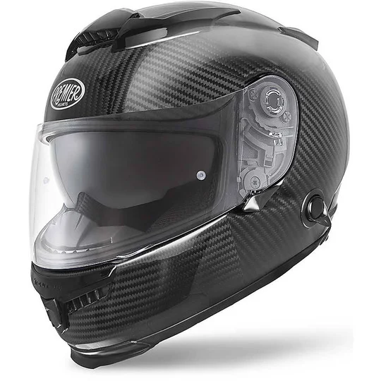 Quantità Limitata Casco Moto Integrale Premier Touran Doppia Visiera Full Carbonio a Vista
