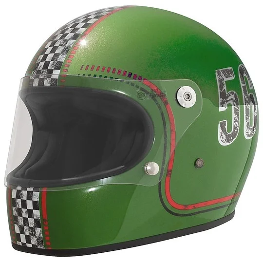 Acquista Ora Casco Moto Integrale Premier Trophy Style anni 70 FL6