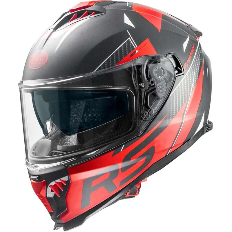 Offerta Casco Moto Integrale Premier TYPHOON RS92BM Nero Opaco Rosso