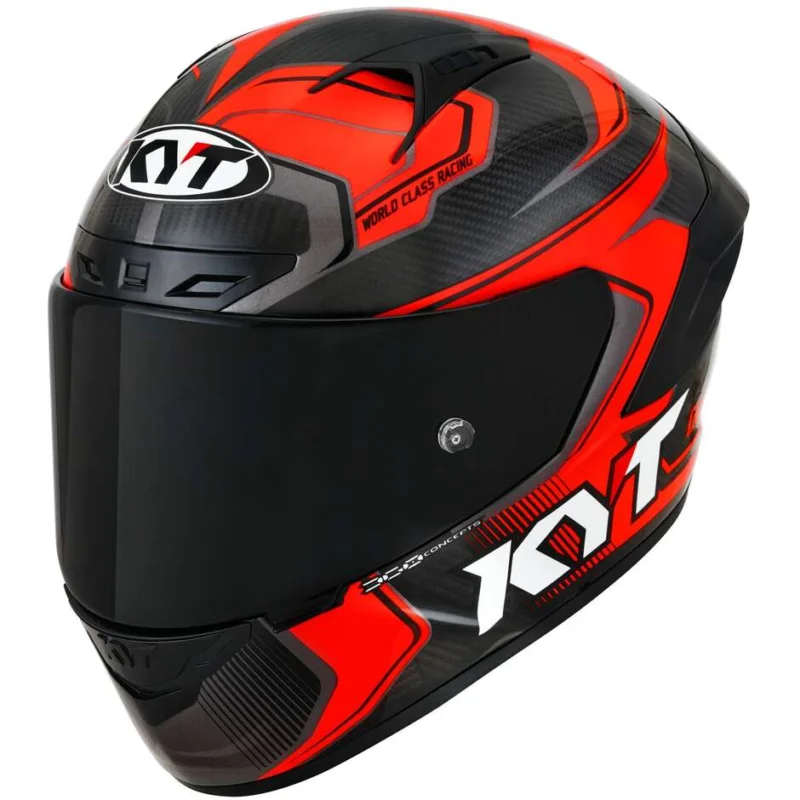 Casco Moto Integrale Racing Kyt NZ-RACE CARBON COMPETITION Rosso Soddisfatti O Rimborsati
