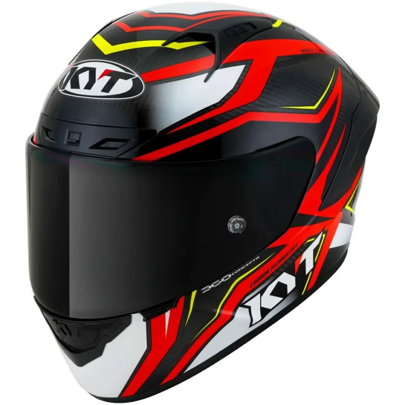 Occasione Imperdibile Casco Moto Integrale Racing Kyt NZ-RACE Carbon Stride Rosso Bianco
