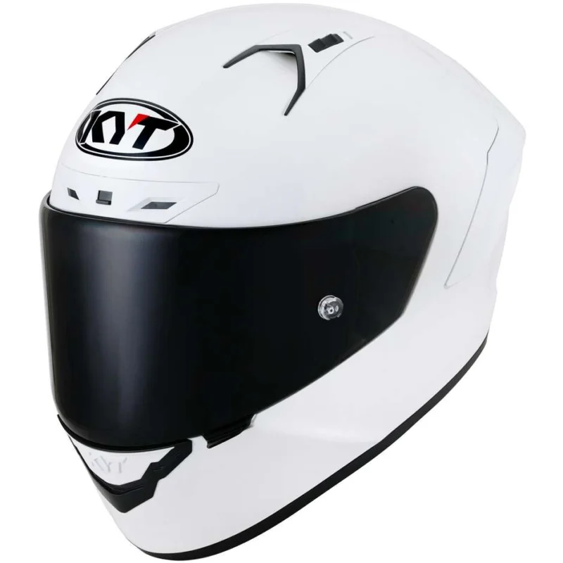 Casco Moto Integrale Racing Kyt NZ-RACE PLAIN Bianco Nuova Collezione