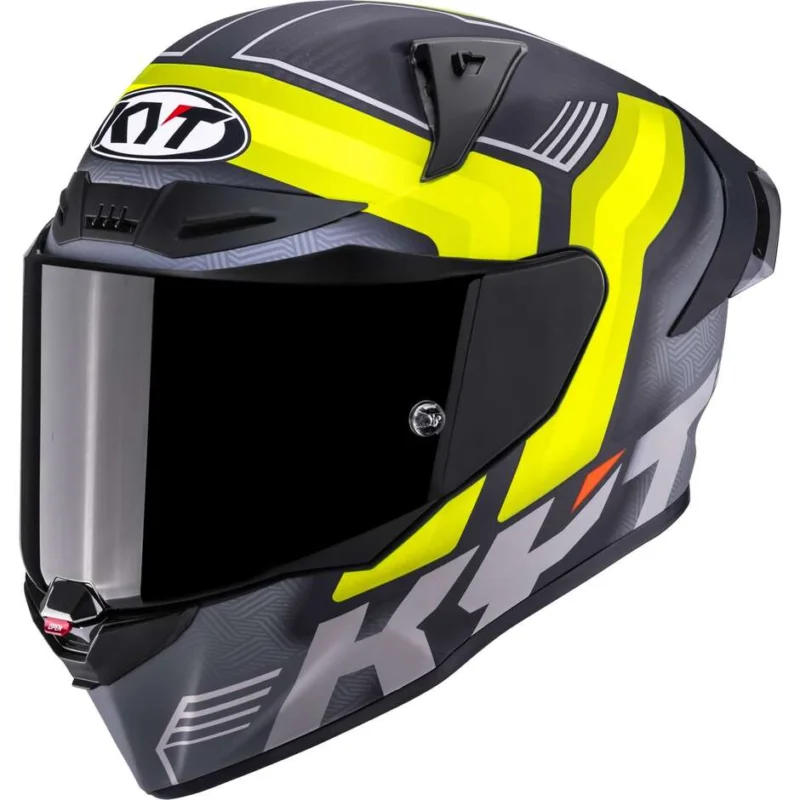 Casco Moto Integrale Racing Kyt R1R CARBON ACCELERATORGiallo Di Tendenza
