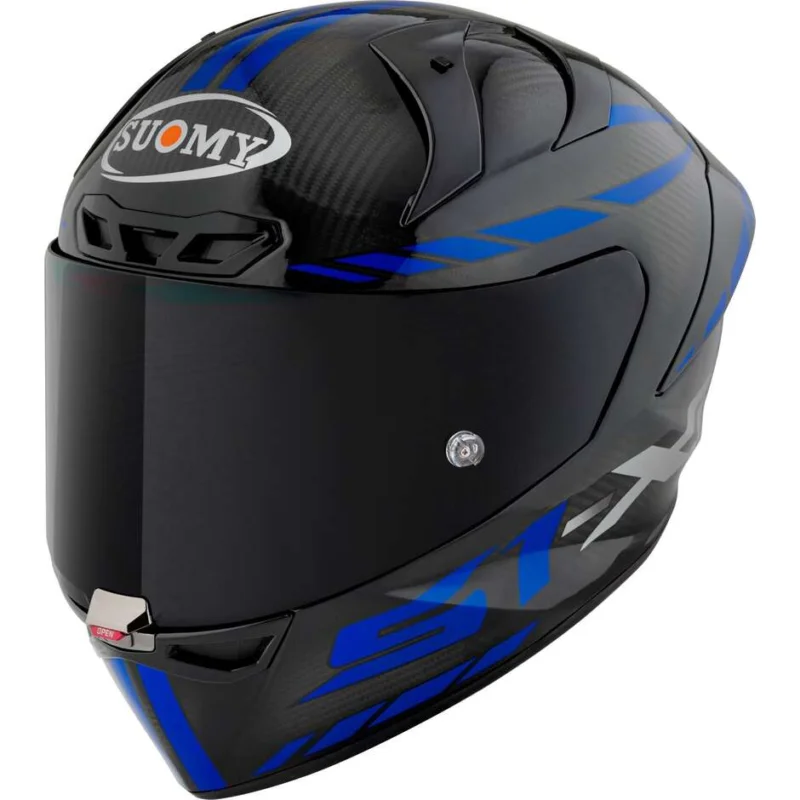 Soddisfatti O Rimborsati Casco Moto Integrale Racing Suomy S1-XR GP CARBON HYPERSONIC Blu FIM