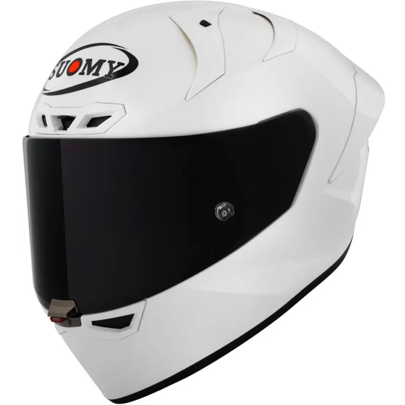 Vendita Finale Casco Moto Integrale Racing Suomy S1-XR GP PLAIN Bianco FIM
