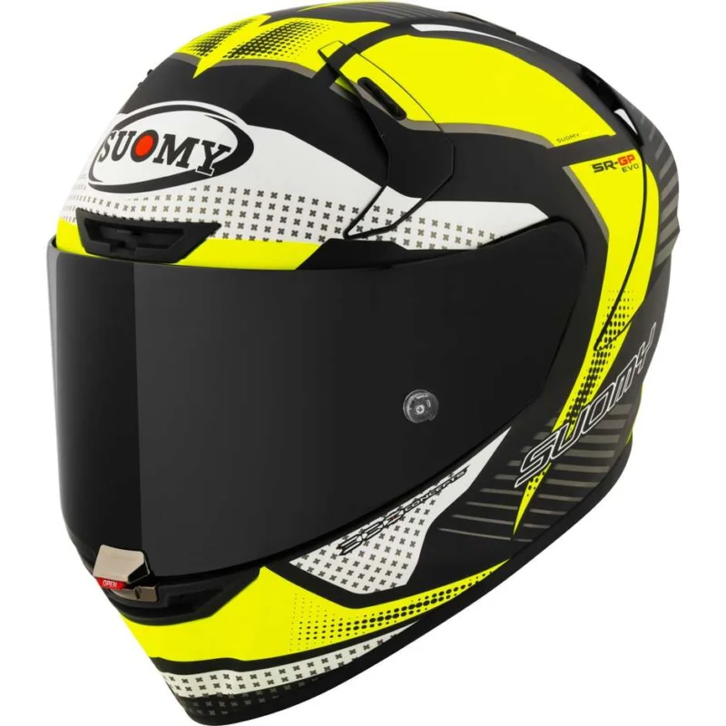 Casco Moto Integrale Racing Suomy SR-GP EVO AIRSPEED Giallo Bianco Subito Disponibile