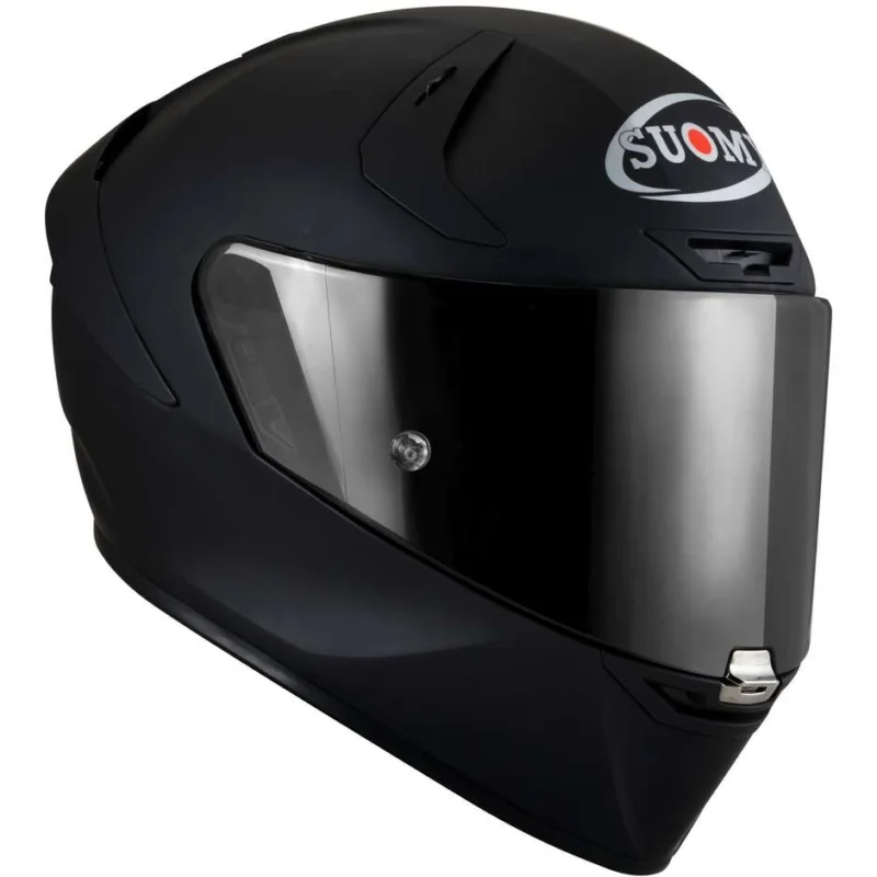 Casco Moto Integrale Racing Suomy SR-GP PLAIN Nero Opaco Nuova Collezione