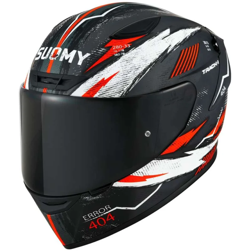 Casco Moto Integrale Racing Suomy TRACK-1 404 Opaco Antracite Promozione