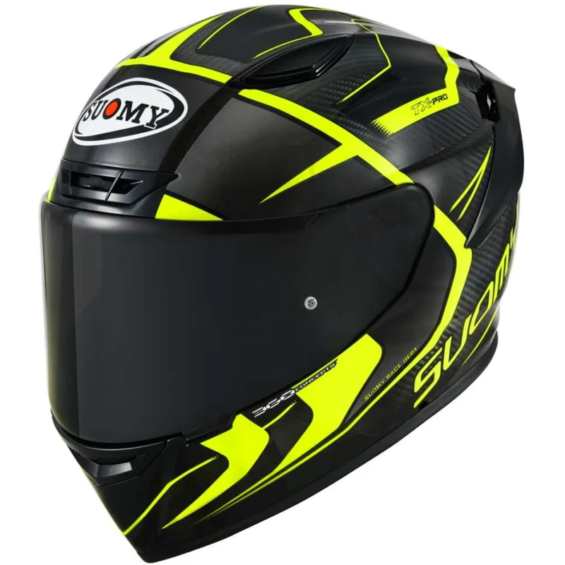 Casco Moto Integrale Racing Suomy TX-PRO ADVANCE Giallo Fluo Promozione Esclusiva