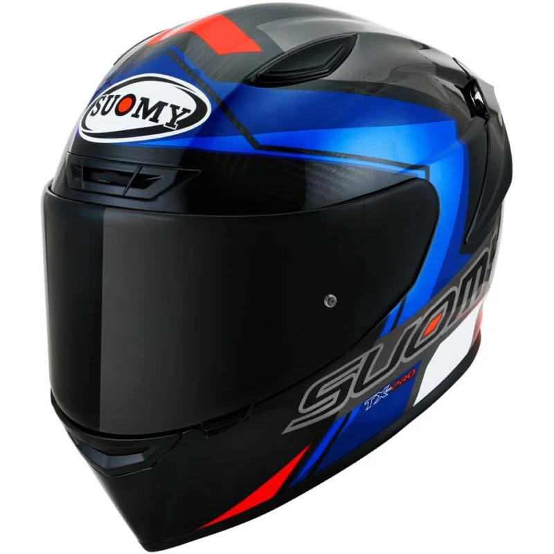 Reso Gratuito Casco Moto Integrale Racing Suomy TX-PRO GLAM Blu