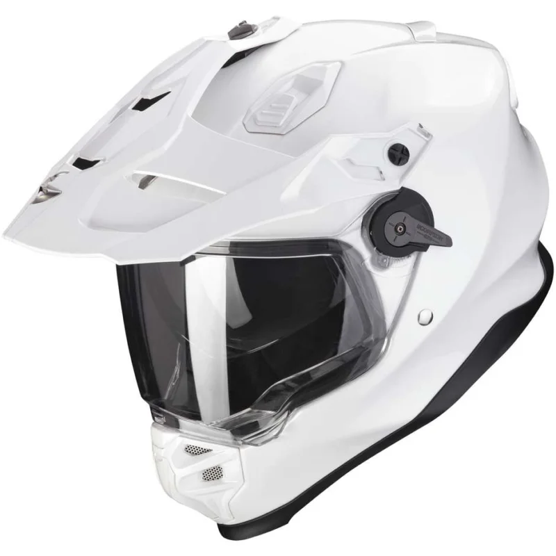 Casco Moto Integrale Scorpion ADF 9000 AIR Pearl Bianco Vendita Finale