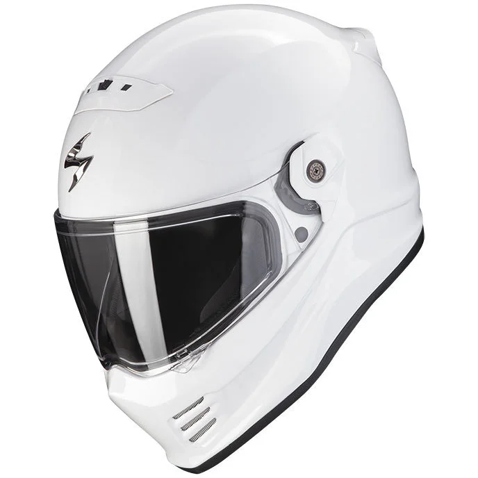 Casco Moto Integrale Scorpion COVERT FX SOLID Bianco Sconto