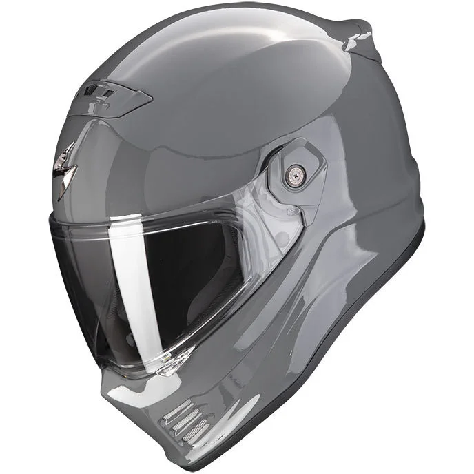 Casco Moto Integrale Scorpion COVERT FX SOLID Grigio Cemento Bestseller