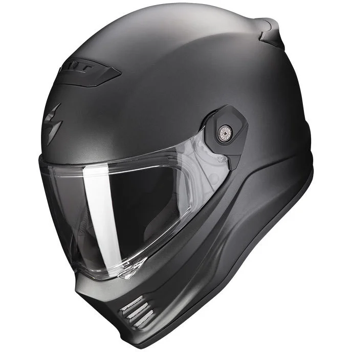 Di Tendenza Casco Moto Integrale Scorpion COVERT FX SOLID Nero Opaco