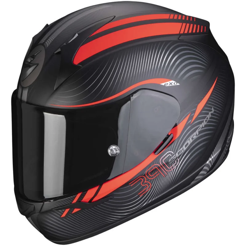 Soddisfatti O Rimborsati Casco Moto Integrale Scorpion EXO-390STING Nero Opaco Rosso
