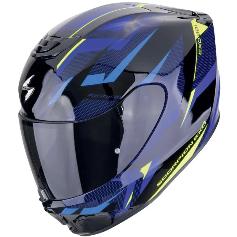Ultima Occasione Casco Moto Integrale Scorpion EXO-391 AAXO Nero Blu