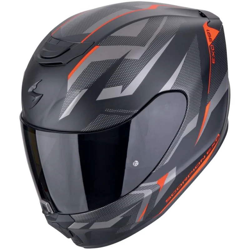 Casco Moto Integrale Scorpion EXO-391 AAXO Nero opaco Rosso Solo Oggi