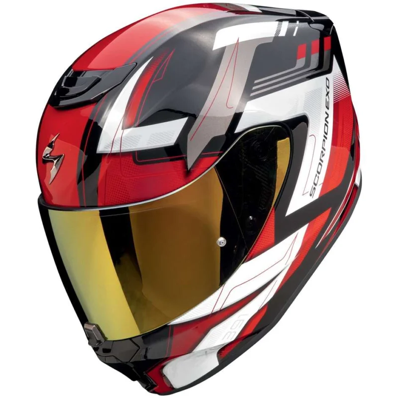 Casco Moto Integrale Scorpion EXO-391 CAPTOR Nero Rosso Offerta