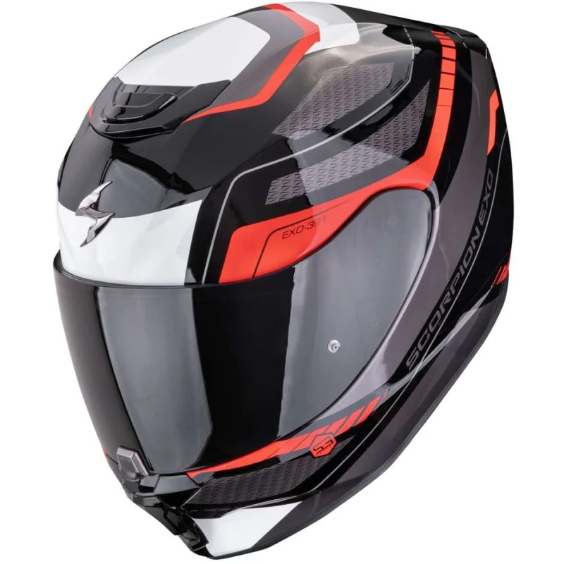 Prezzo Scontato Casco Moto Integrale Scorpion EXO-391 LEO Nero Rosso