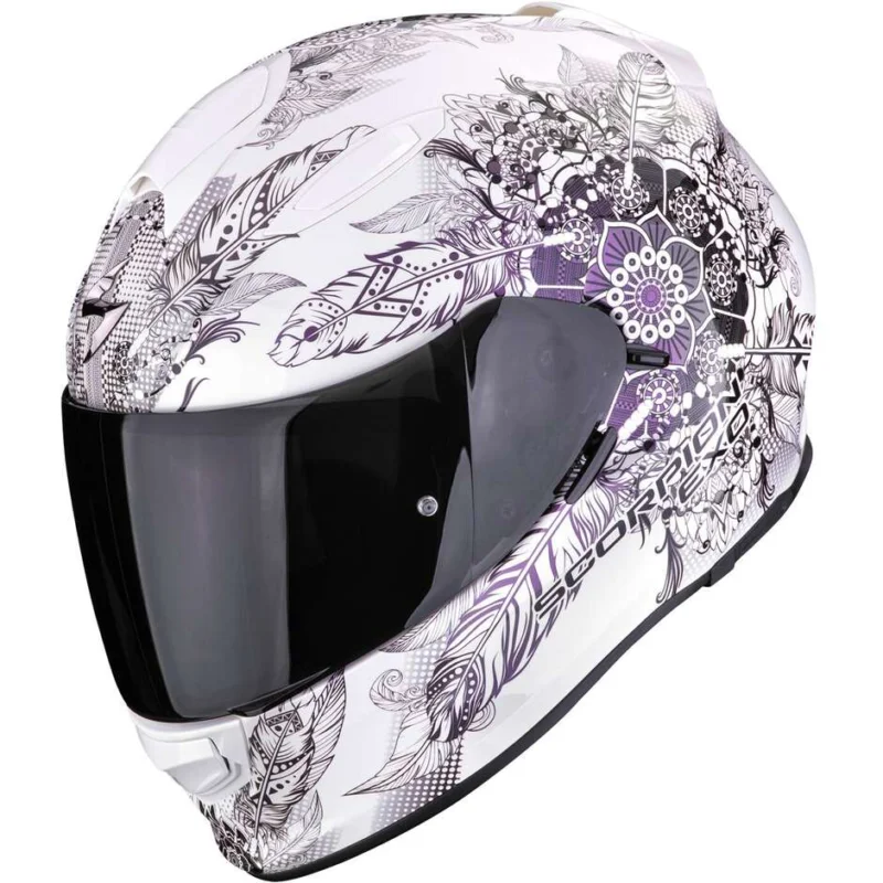 Spedito Oggi Casco Moto Integrale Scorpion EXO-491 DREAM Bianco Camaleonte