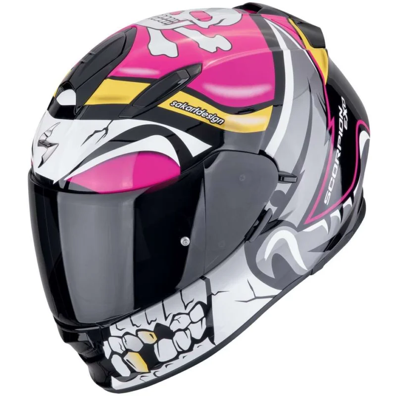 Di Tendenza Casco Moto Integrale Scorpion EXO-491 PIRATE Rosa