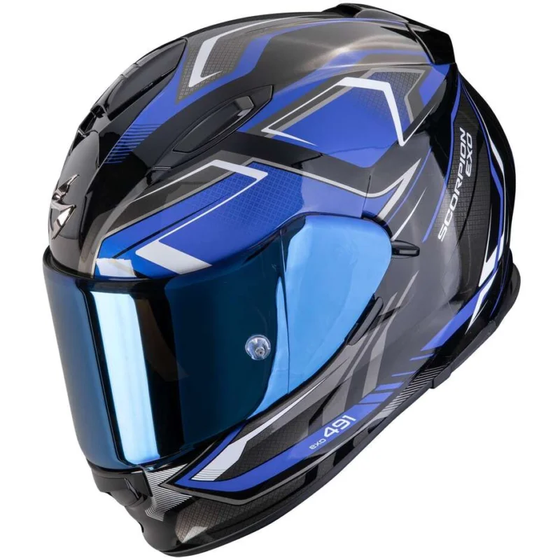 Soddisfatti O Rimborsati Casco Moto Integrale Scorpion EXO-491 ZUMO Nero Blu