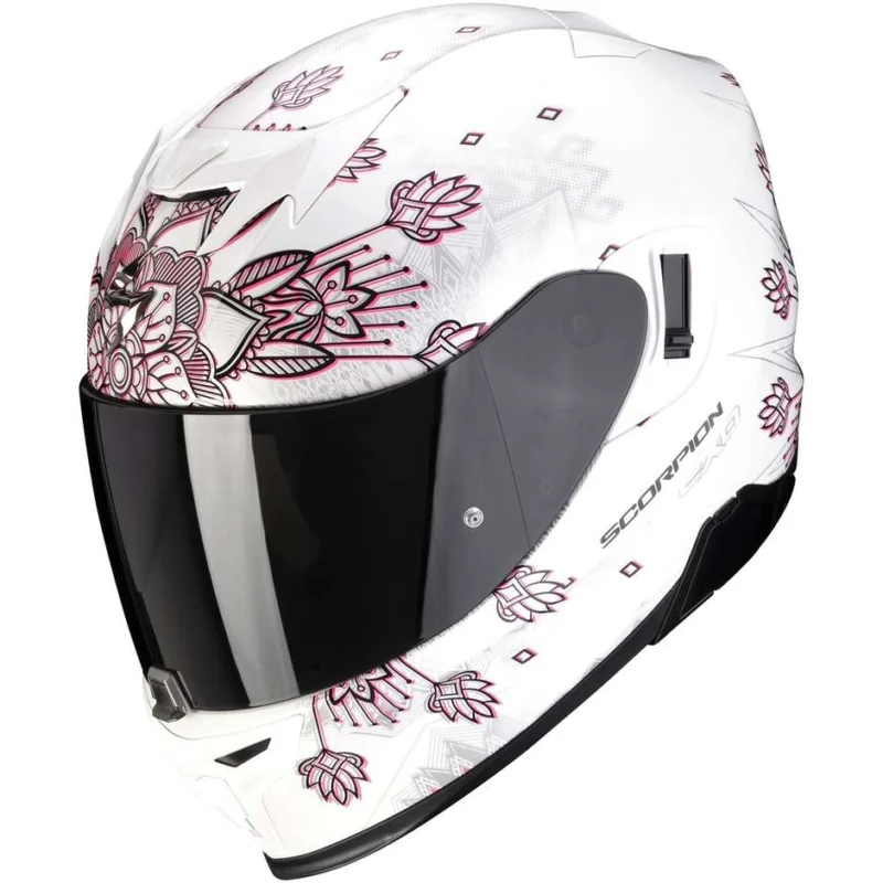 Casco Moto Integrale Scorpion EXO-520 AIR TINA Bianco Silver Più Venduto