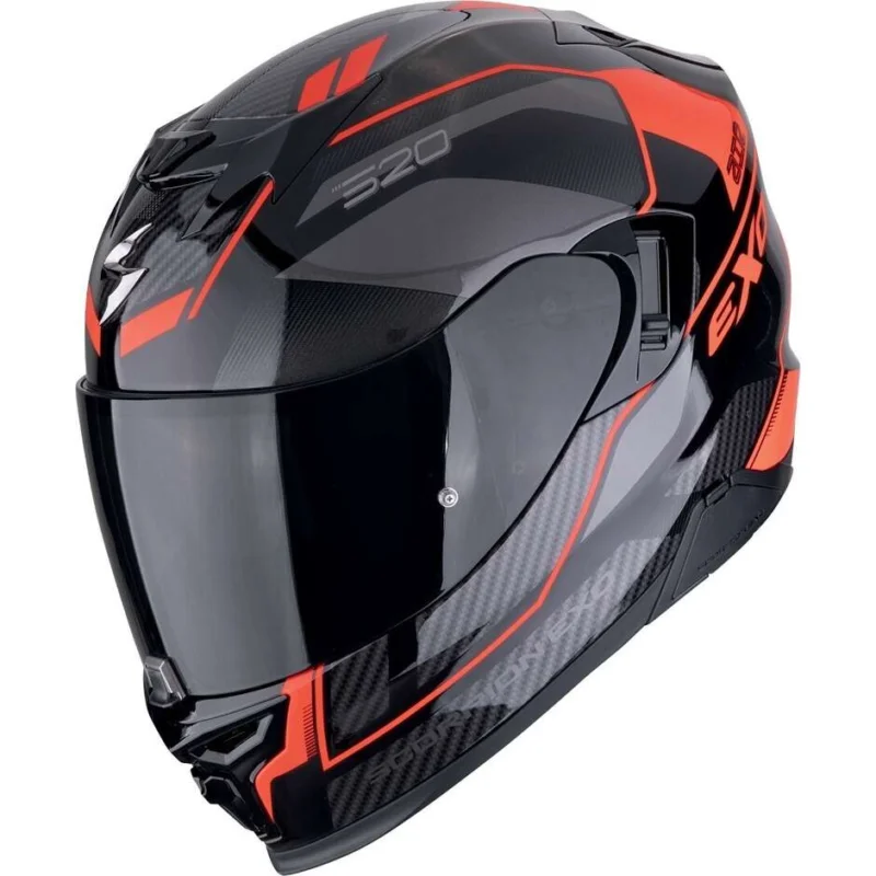 Casco Moto Integrale Scorpion EXO-520 EVO AIR LENA Nero Rosso Ordina Subito