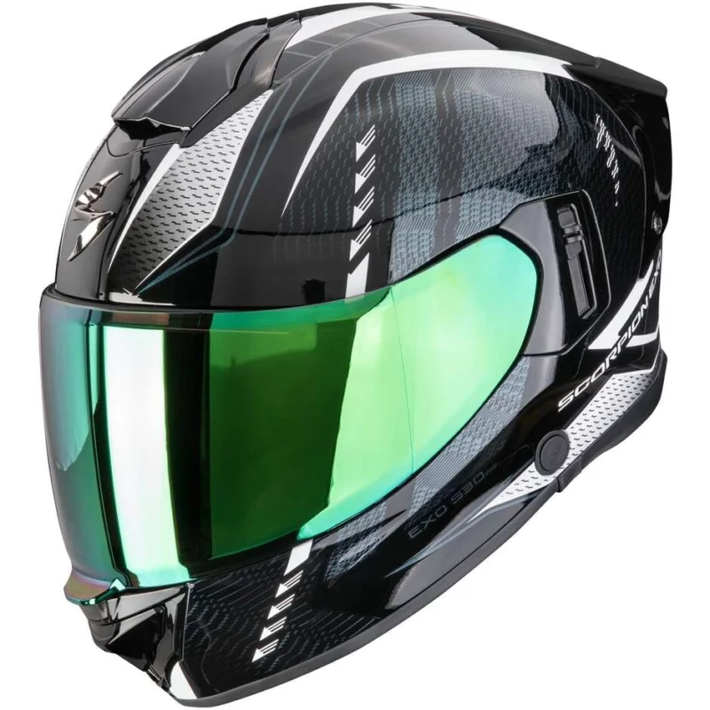 Occasione Imperdibile Casco Moto Integrale Scorpion EXO-530 AIR THERAS Nero Cangiante Bianco