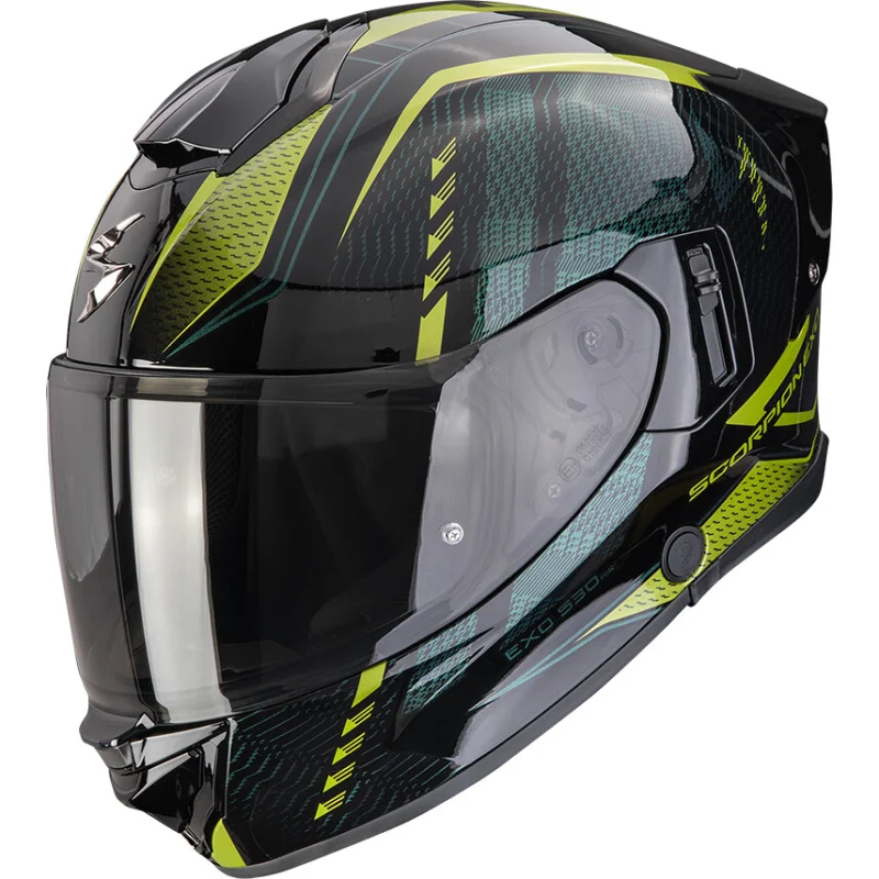 Casco Moto Integrale Scorpion EXO-530 AIR THERAS Nero Verde Direttamente Dal Produttore