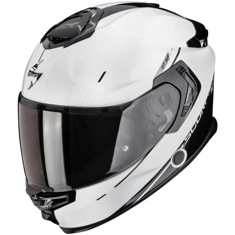 Casco Moto Integrale Scorpion EXO-GT SP AIR ASPHALT Bianco perla Nero Novità