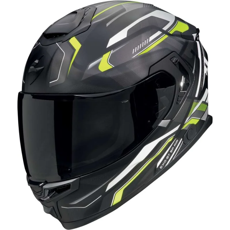 Ordina Subito Casco Moto Integrale Scorpion EXO-GT SP AIR AUGUSTA Nero opaco Grigio Giallo neon