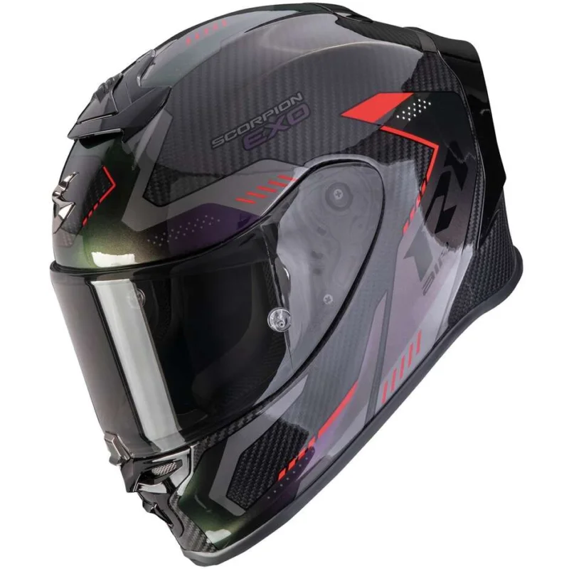 Casco Moto Integrale Scorpion EXO-R1 EVO CARBON AIR PROPEL Nero Cameleon Pagamento Sicuro