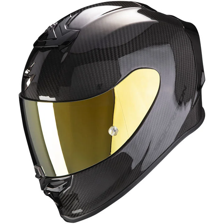 Casco Moto Integrale Scorpion EXO-R1 EVO CARBON AIR SOLID Nero Spedizione Gratuita