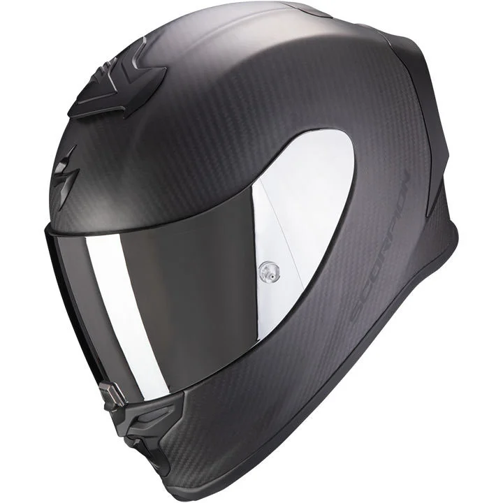 Spedizione Espresso Casco Moto Integrale Scorpion EXO-R1 EVO CARBON AIR SOLID Nero Opaco
