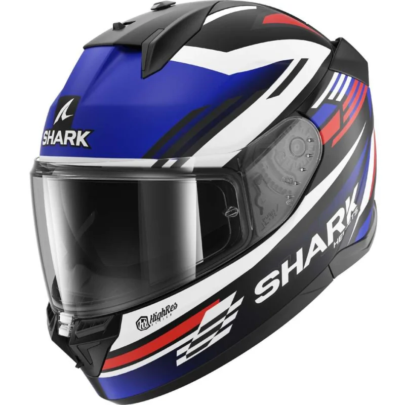 Must-Have Casco Moto Integrale Shark D-SKWAL 3 FIRSTLAP Mat Nero Blu Rosso