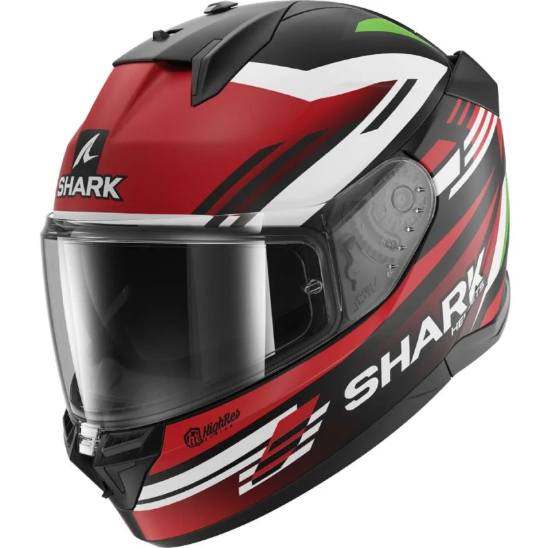 Ultima Occasione Casco Moto Integrale Shark D-SKWAL 3 FIRSTLAP Mat Nero Rosso Verde