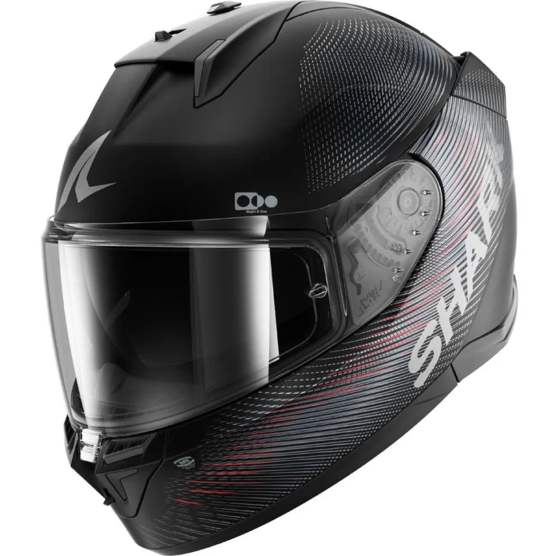 Casco Moto Integrale Shark D-SKWAL 3 SP LYNE Nero Antracite Rosso A Buon Prezzo