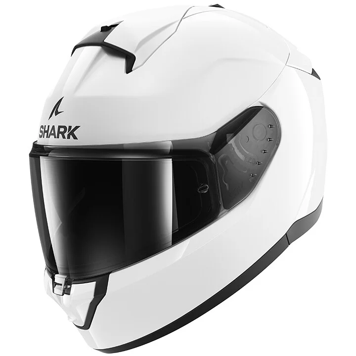 Casco Moto Integrale Shark RIDILL 2 BLANK Bianco Azzurro A Buon Prezzo
