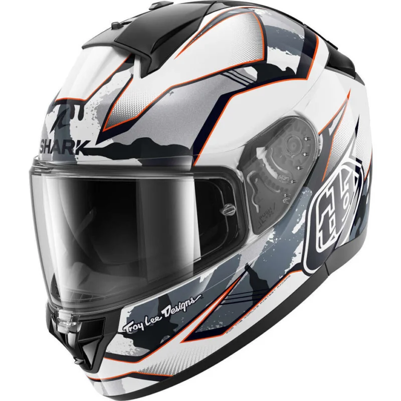 Casco Moto Integrale Shark RIDILL 2 MATRIX CAMO Bianco Argento Rosso Nuovo Arrivo