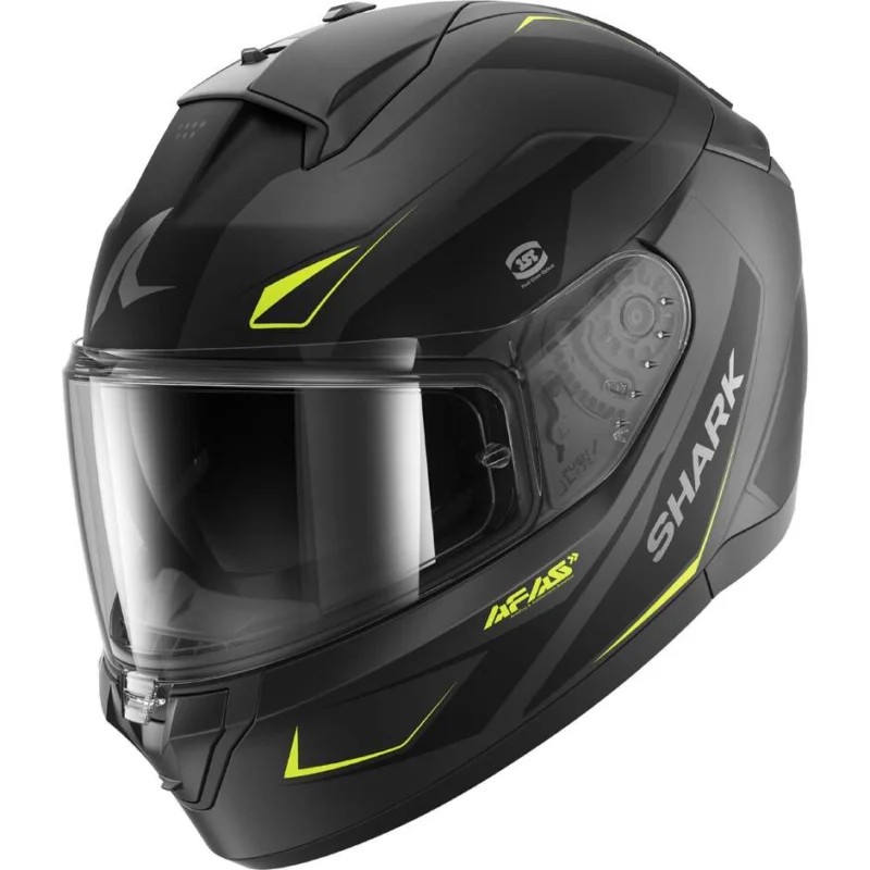 Offerta Casco Moto Integrale Shark RIDILL 2 MEKARIUM Mat Antracite Giallo